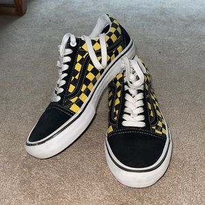 Vans old skool PRO shoe black aspen gold